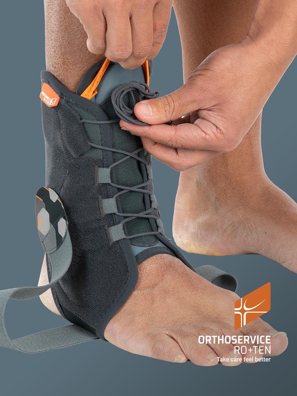 Potītes ortoze ar tērauda stiprinājumiem MALLEORAPID