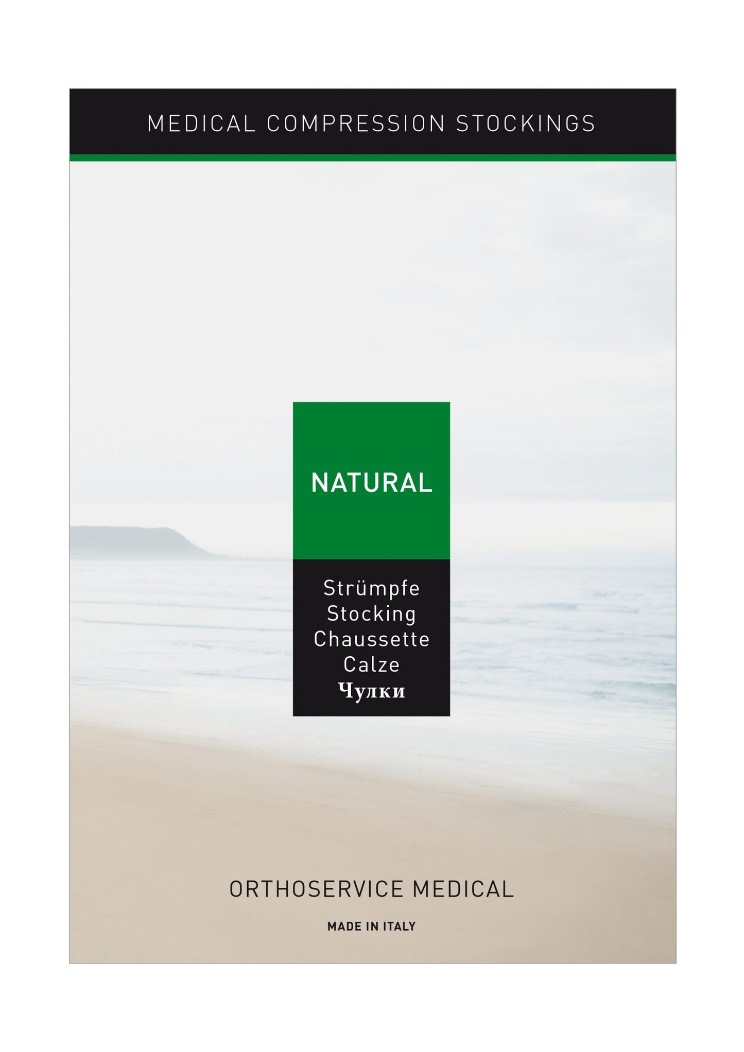 Medicīniskās kompresijas zeķes AG Open 2CCL NATURAL